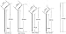 Stainless Steel Straws Set of 8 Reusable Drinking Straws for 30oz 20oz Tumbler 10.5’’ 8.5’’ Diameter 0.24’’ 0.31’’ with 8 Silicone Tips 2 Cleaning Brushes and Pouch(4 Bent 4 Straight) (8.5'' 10.5'')