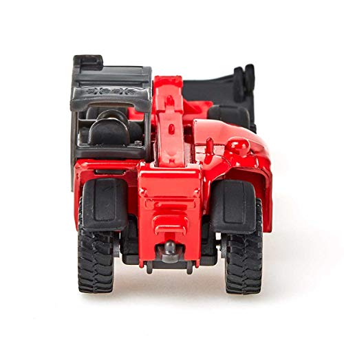 siku 1482, Manitou Teleskoplader, Metall/Kunststoff, Rot, Beweglicher Ladearm – Bild 4