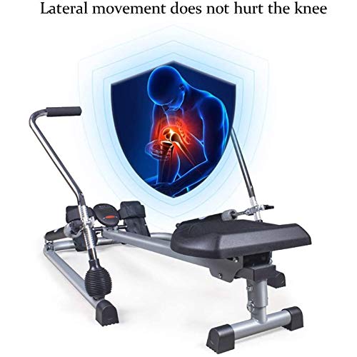 Eortzzpc-Leises-Wartungsfreies-Rudergeraet-Rudergeraets-Fuer-Zu-Hause-Rower-Mit-Multifunktions-12-Stufen-Widerstandsverstellung-Fuer-Fitness-Zu-Hause