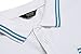 Coofandy Mens Casual Short Sleeve Contrast Striped Classic-Fit Golf Polo Shirt