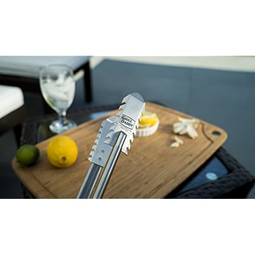 Grill Daddy BBQ Heat Shield Tongs Protects Hands from Grill Heat and Sears with Rotating Shield 20 Home & Kitchen, Kitchen & Dining, Kitchen Utensils & Gadgets, Cooking Utensils, Tongs