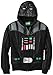 STAR WARS Boys' Vader Eyes, Black, Small