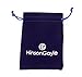 HinsonGayle AAA Handpicked 8-8.5mm Multicolor Black Oval Freshwater Cultured Pearl Rope Necklace 65 inch