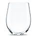 Unbreakable Plastic Wine Glasses (4 Pack) - Reusable Stemless Acrylic Glassware