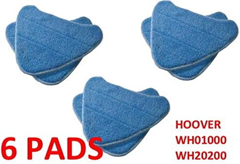 buybuynice for 6 Washable Hoover Steam Mop Pads Compatible WH20200 Steam Mop # WH01000