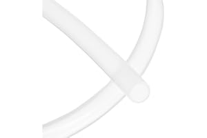 DMiotech Silicone Tubing Clear Plastic Tube, 8mm(5/16") ID x 11mm OD 3ft(1m) Silicone Tube Flexible Hose