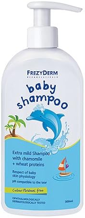 frezyderm baby shampoo bath