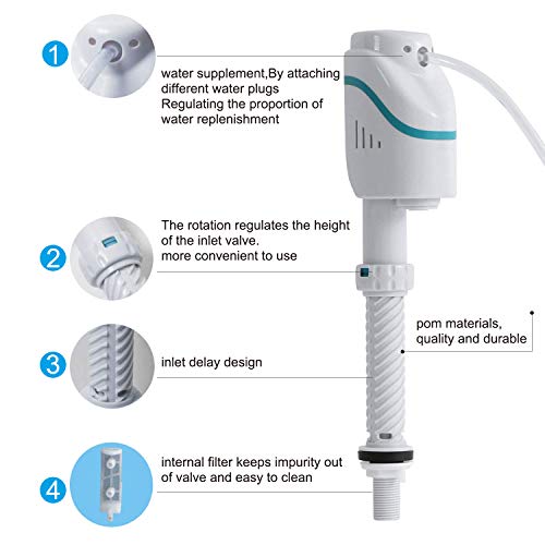1 Universal+Toilet+Valve+Rapid+Adjustable