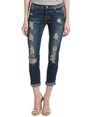 7 For All Mankind Women's Josefina w/ Aggressive Destroy in