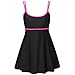 Women’s Two Pieces Swimsuits Plus Size Swimdress Cover up Bathing Suits with Boyshorts Bottoms Tankini Set Swimwear XL-4XL