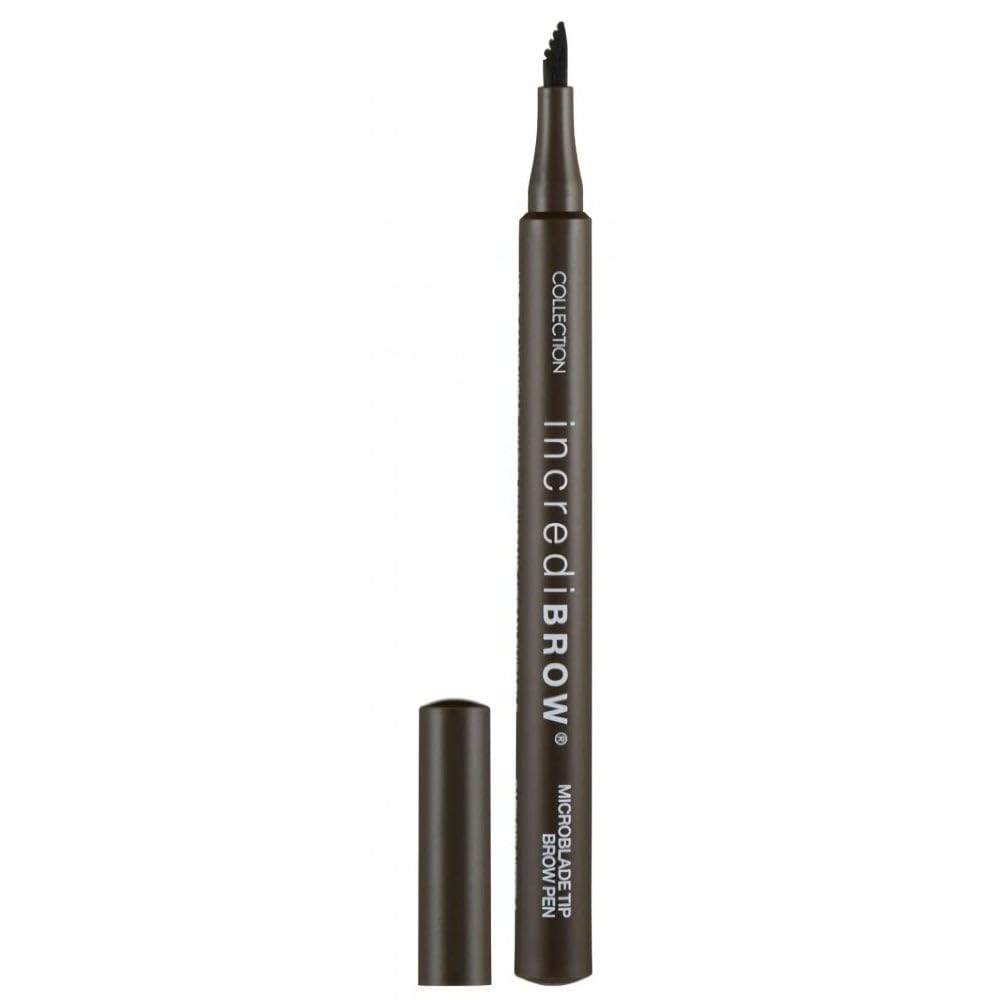 Collection Cosmetics Incredibrow Microblade Brow Pen, 24-Hour Wear, Smudge and Waterproof, Dark Brunette