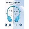 iClever-Kids-Bluetooth-Headphones-Colorful-Lights-Headphones-for-Kids-with-MIC-Volume-Control-Childrens-Headphones-Foldable-on-Ear-for-SchoolTravel iClever Kids Bluetooth Headphones, Colorful Lights Headphones for Kids with MIC, Volume Control, Childrens Headphones…