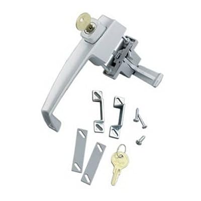 Wright Products VK333X3 KEYED TIE-DOWN PUSH BUTTON Handle, ALUMINUM