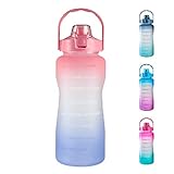 EYQ 64oz Leakproof Free Drinking Water Bottle with