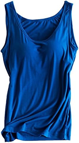 OyTas Women's Padded Active Vest Camisole Tanks Tops Vest