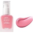 House of Hur Moist Ampoule Blusher, Buildable Water-based Formula, Infused with over 50% moisture essence, no tackiness, long-lasting moisture, weightless feel (06 Cherry Blossom, 20ml)