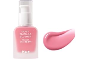 House of Hur Moist Ampoule Blusher, Buildable Water-based Formula, Infused with over 50% moisture essence, no tackiness, long-lasting moisture, weightless feel (06 Cherry Blossom, 20ml)