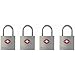 Master Lock Padlock, Keyed TSA-Accepted Luggage Lock, 7/8 in. Wide, 4683Q (Pack of 4) primary
