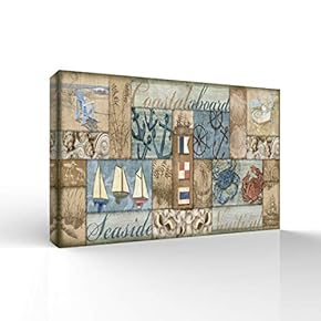 for Living Room Bedroom Home Artwork Paintings Vintage Pasteup