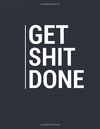 Get Shit Done: Cornell Note Taking System Notebook Journal Notepad Paper College High-School 8.5" x 11" Large Format Size (Cornell Notepad Paper Notebook Journal And Lined Series) (Volume 1) - Thumbnail 2