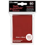 Ultra Pro Deck Protector 60ct Sleeves Red