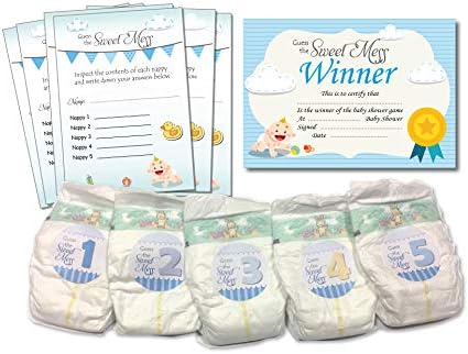 Sticker TimeSticker Time Baby Shower DIRTY NAPPY Game Pink Girl Boy Unisex 10 20 30 Players Guess Mess (30 Player game)