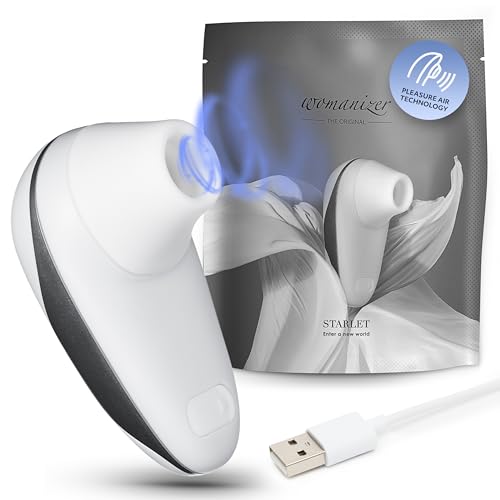 Womanizer Starlet Clitoral Sucking Toy - Clit Stimulator with 4 Suction Speeds - Sucker Vibrator - Rechargeable Vibrating Adult Sex Toys for Women and Couples - Gifts for Women