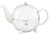 Bredemeijer Théière Cosy Blanc 0,9L - Céramique Avec Manteau Isolant Inox
