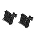 Mens Black Tone Black Cz Cube Iced Out Hip Hop Micro Pave Stud Earrings