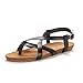 DREAM PAIRS Women's Bold Slingback Flat Sandals