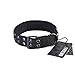 OneTigris Military Adjustable Dog Collar with Metal D Ring & Buckle 2 Sizes (Black, L)