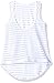 Gia Mia Girls' Big Stripe Mesh Tank Top Dance Ballet Jazz Layering Costume Performance
