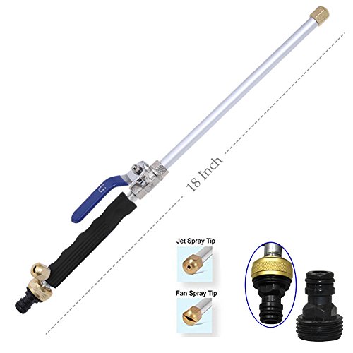 MOCCO High Pressure Power Washer Spray Nozzle, Garden Hose Spray Wand, Power Washer Water Hose Nozzle, Garden Hose Sprayer for Car Wash and Window Washing