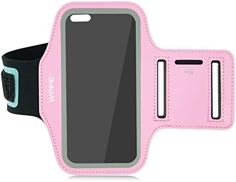 Armband, WPPE Neoprene Running+, Soft Armband for iPhone Samsung LG up to 4.7 Inch, Perfect for Running Popular Sports, Pink