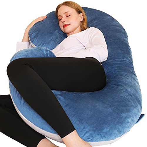 Chilling Home Pregnancy Pillows for Sleeping, C Shaped Body Pillow