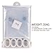 Wimaha Waterproof Shower Curtain Liner, with 3 Magnets Rustproof Grommets, Bath Shower Liner for Bathroom Stall Bathtub, 72 x 72, Clear