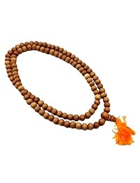 Curación Lama 108 cuentas Genuine Sandlewood Oración de meditación Japa Mala tibetana, Collar Budista.