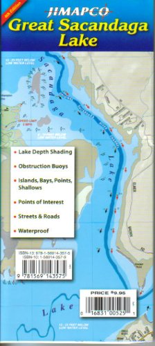 Great Sacandaga Lake Fishing Map Great Sacandaga Lake: Jimapco Inc: 9781569143575: Amazon.com: Books