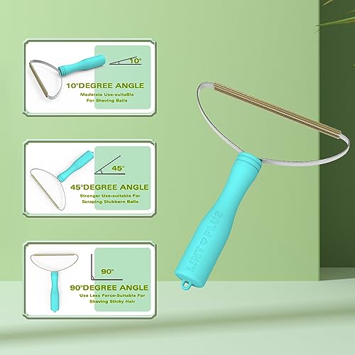 2Pack SkyBlue Hair Rake for Carpet &amp;Special Multi Fabric Edge and 