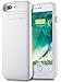 iPhone 8 Plus/iPhone 7 Plus Battery Case, Peyou 4000mAh Ultra Slim Extended Backup Power Bank Battery Charger Case Cover with Kickstand for iPhone 8 Plus, 7 Plus, 6 Plus, 6S Plus 5.5