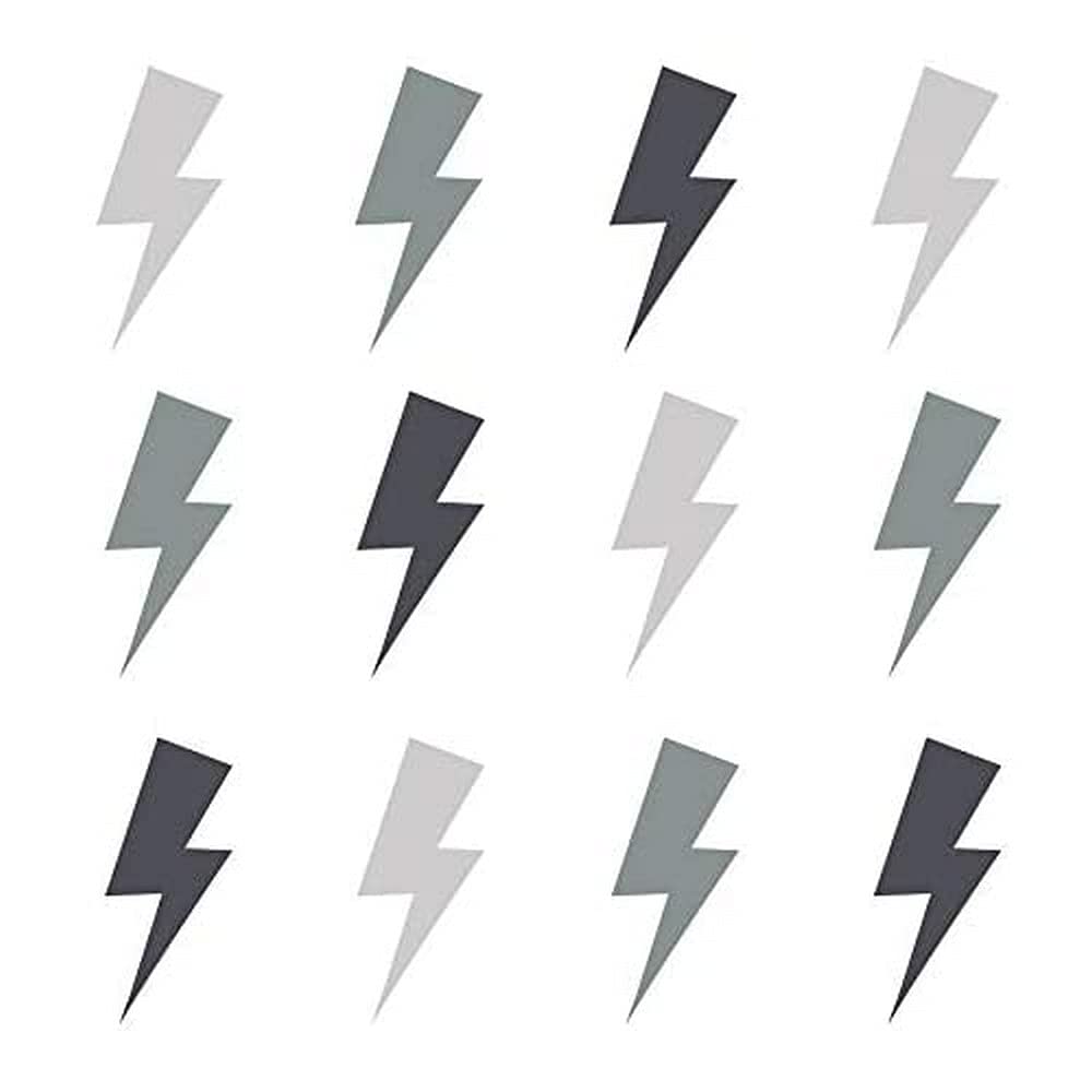 Lightning bolt wall stickers | Lots of colours options available | Perfect for a baby's nursery or child's bedroom