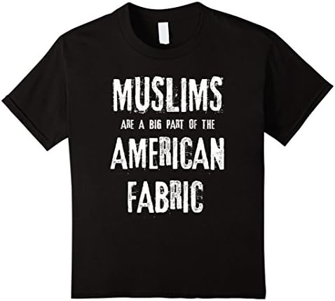 Kids Muslim American Awareness T-Shirt 4 Black