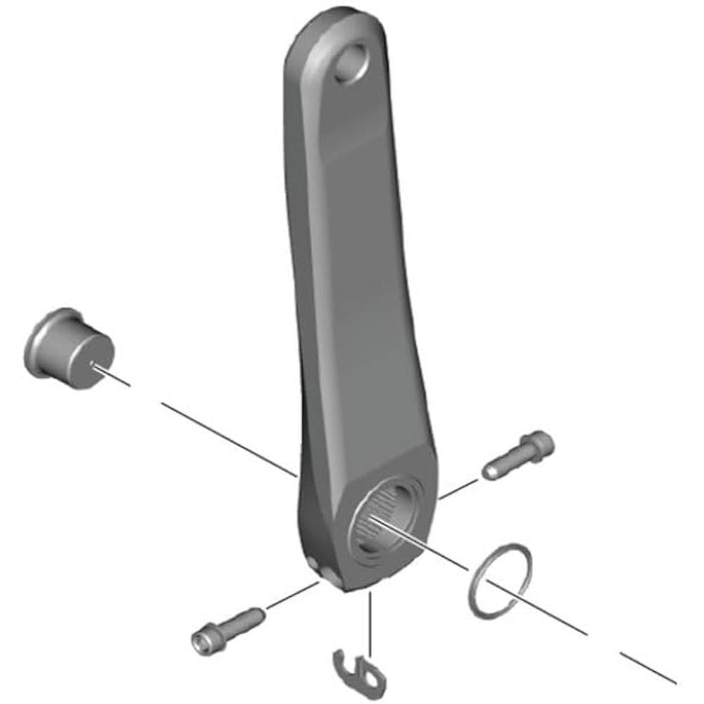 Shimano Spares SPRE FCR7100 LH crank arm unit 172.5mm