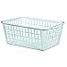 United Solutions BS0022 White Plastic Storage Utility Basket - Plastic Laundry Basket in White