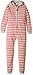 Burt's Bees Baby Unisex Adult Jumpbees, Matching Family Jumpsuits, One-Piece Hooded Zip-Front Romper, Peppermint Stripe, Small