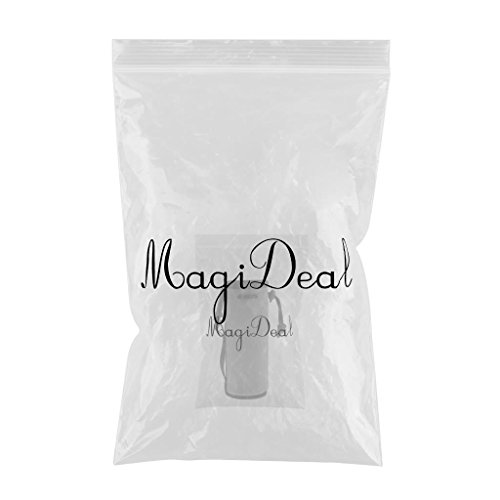 MagiDeal Neoprene Insulated Sport Water Bottle Cover Pouch Sleeve Bag Holder with Hook Clip - Gray, 6.4x17.5CM