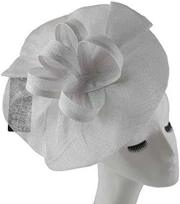 ABPF Big Round Bow Eye Catching Sinamay Fascinator Headband Hats Racing Derby Hat