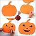 Aneco 10 Inch Foam Halloween Pumpkins DIY Crafts Supplies Pumpkin Shaped Foam for Halloween DIY Craft Decoration, 25 Pack (Not Self-Adhesive)