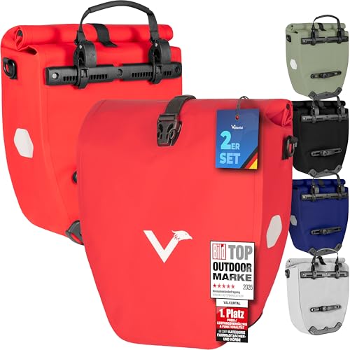 Valkental Gepäckträgertasche, Wasserdicht & Abschließbar