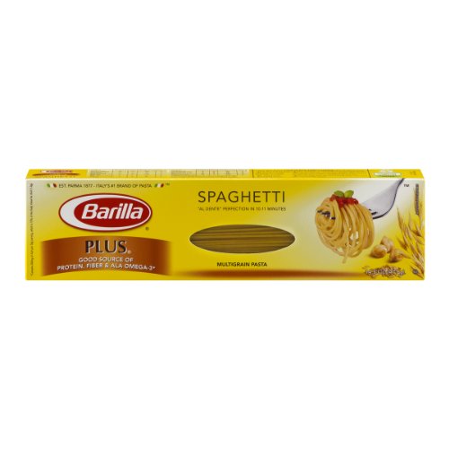 BARILLA PLUS SPAGHETTI PASTA, 14.5 OUNCE — 20 PER CASE.